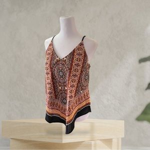 - NWT By &by V-neck Paisley Tank Top